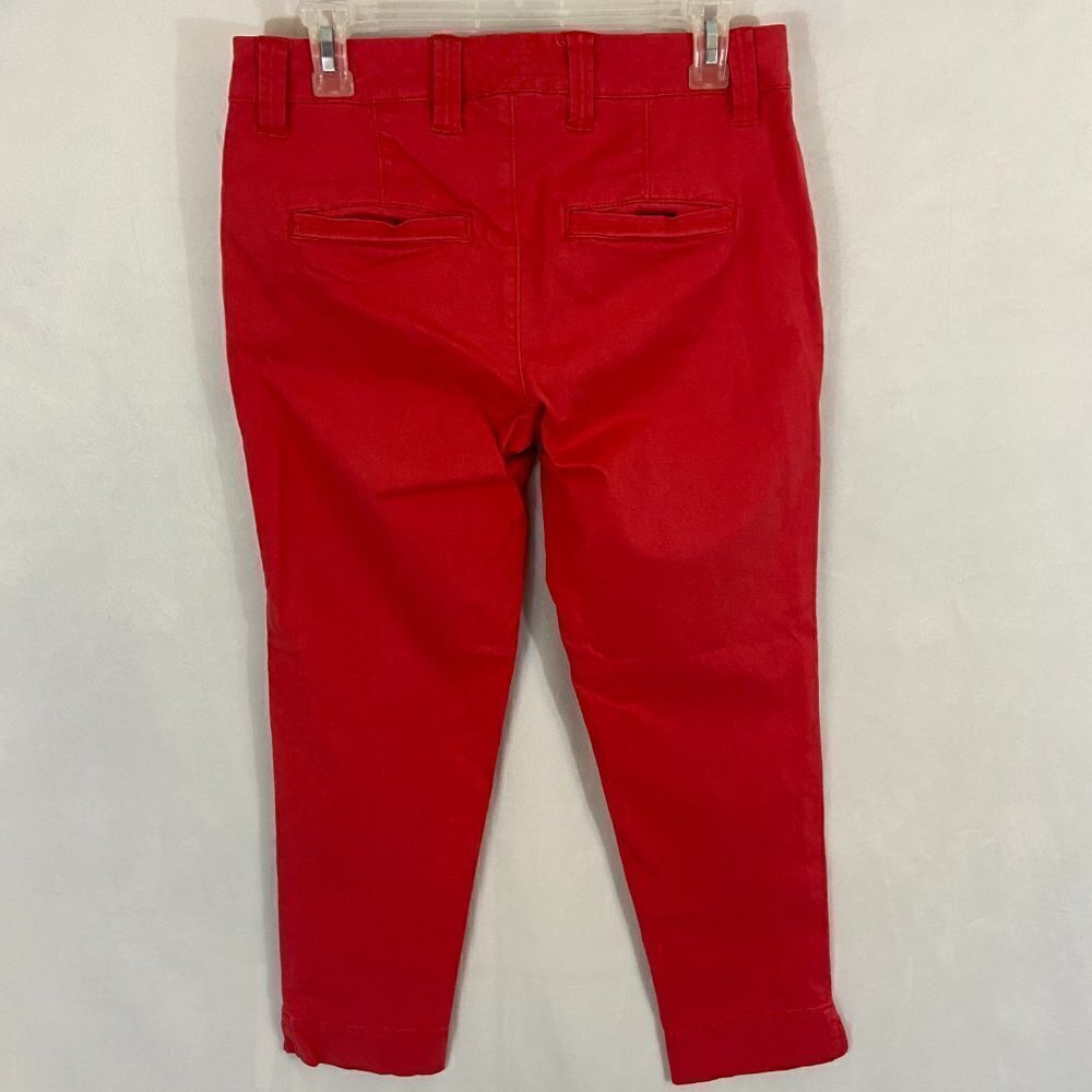 JAG Jeans Women's Size 4 (29 x 26) Mid Rise Ankle Skinny Cropped Coral - Picture 3 of 10